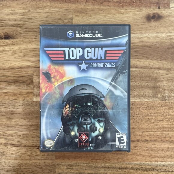 Top Gun: Combat Zones BOX ONLY (Nintendo GameCube, 2002) COVER HAS WATER DAMAGE! - Picture 1 of 15